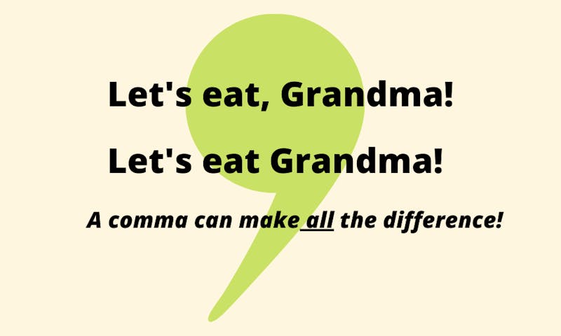 comma grammar pun