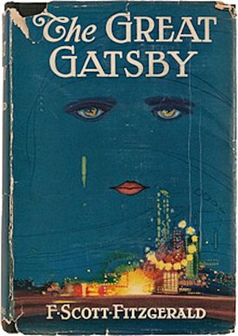 The Great Gatsby, F. Scott Fitzgerald book cover