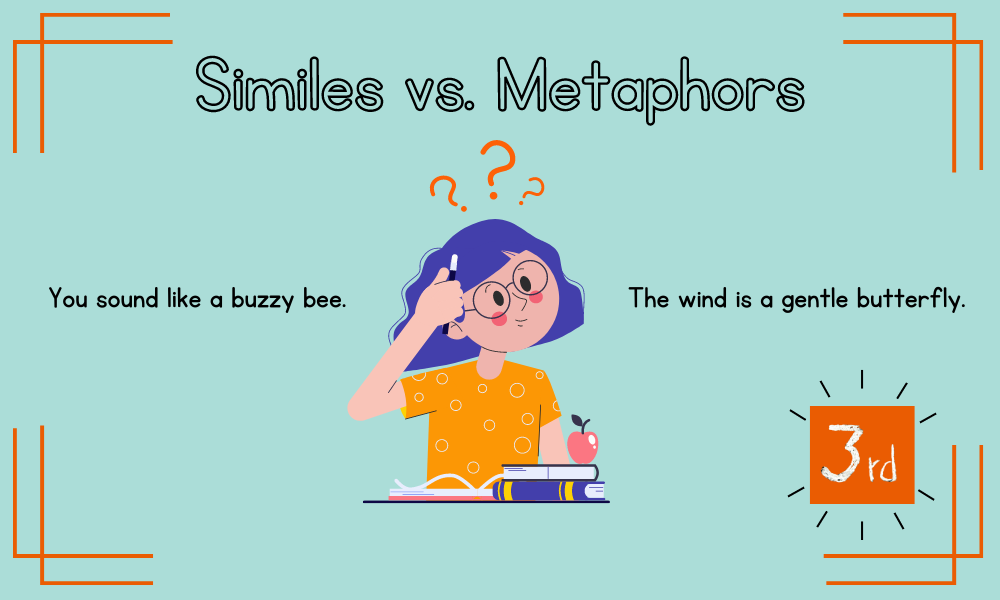 simile vs. metaphor figurative language worksheet