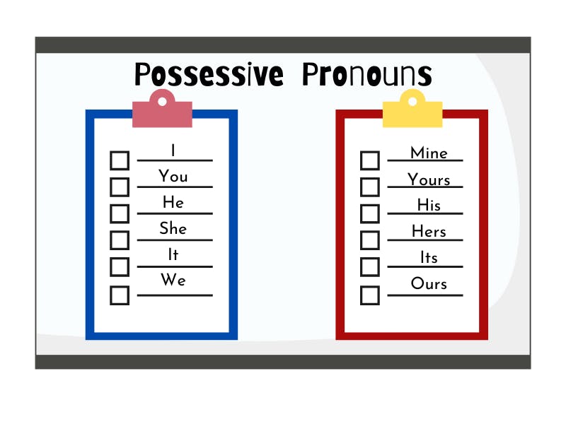 Your Handy Guide To Possessive Pronoun Examples And Uses Grammar