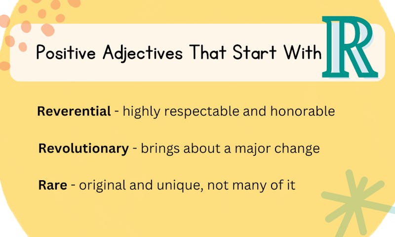 positive adjectives that start with r
