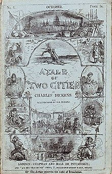 A Tale of Two Cities, Charles Dickens book cover