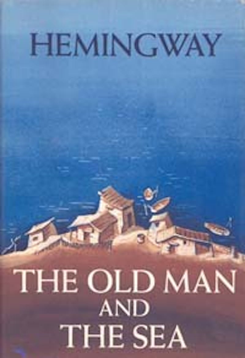The Old Man and The Sea, Ernest Hemingway book cover