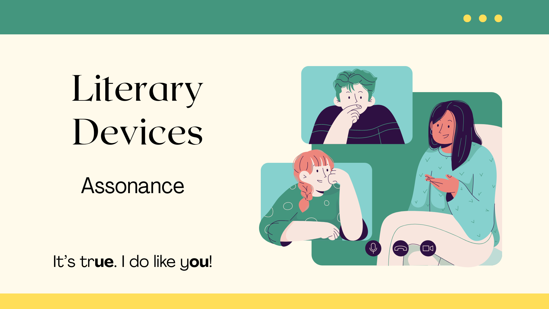 Literary Devices - Assonance