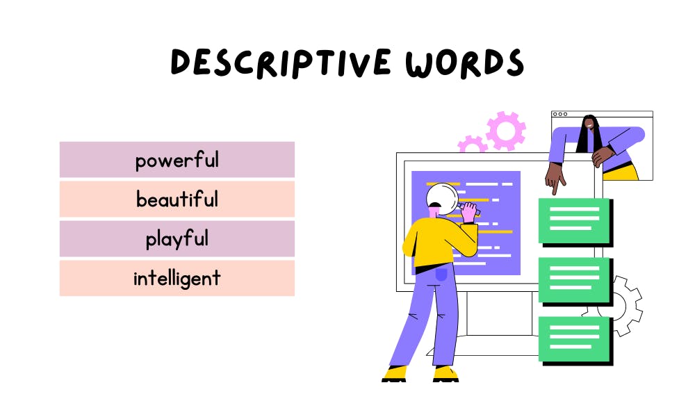 Painting a Picture Using Descriptive Words Grammar
