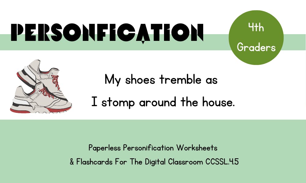 Personification Worksheets Figurative Language For 4th Grade Grammar