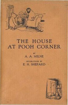 The House At Pooh Corner, A.A. Milne book cover