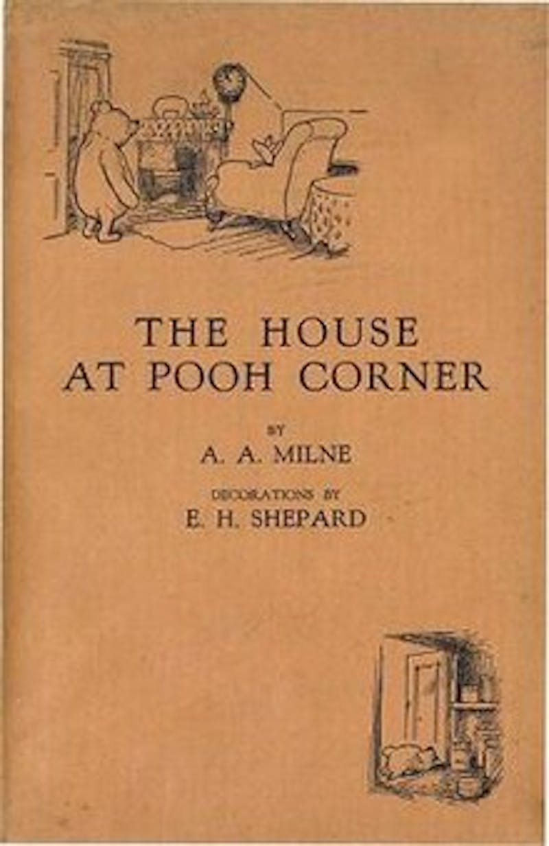 The House At Pooh Corner, A.A. Milne book cover