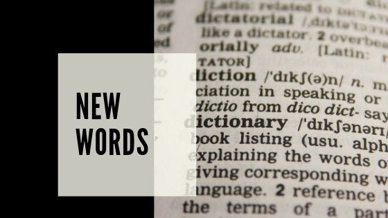 New words for scrabble and words with friends