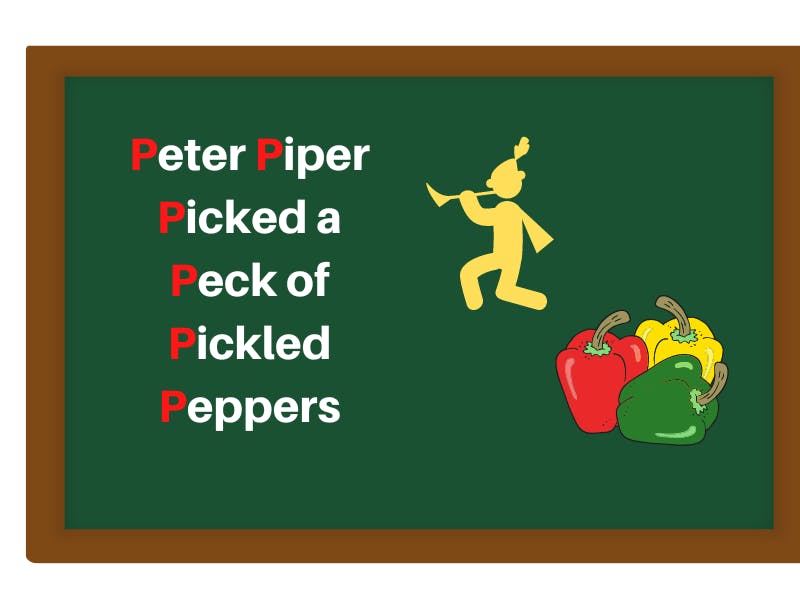 Peter Piper Alliteration