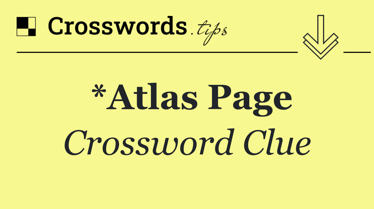 *Atlas page