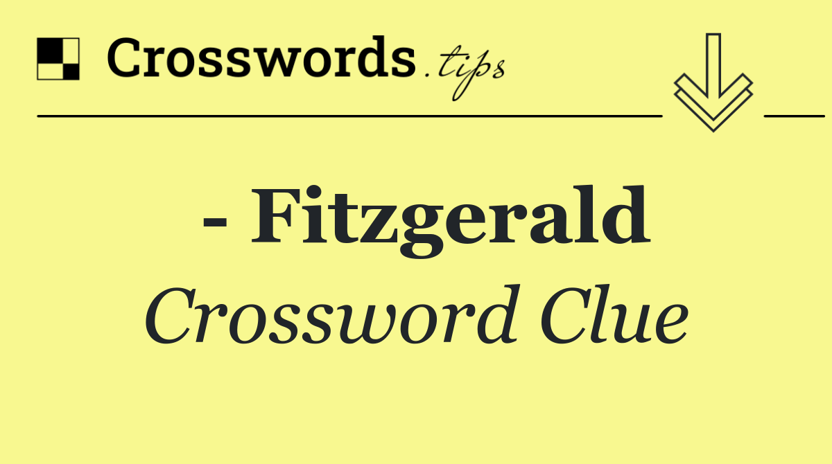   Fitzgerald