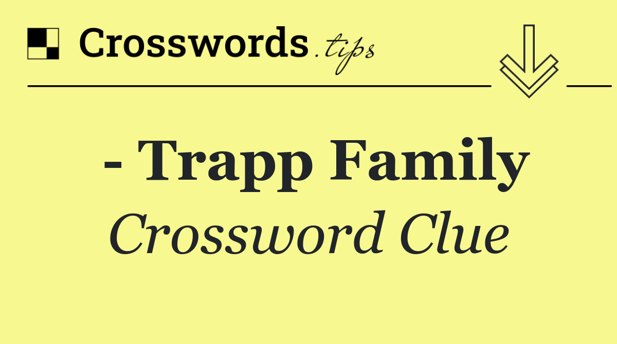   Trapp family