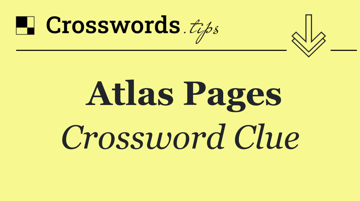 Atlas pages
