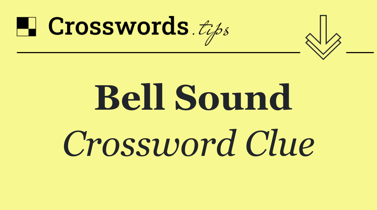Bell sound