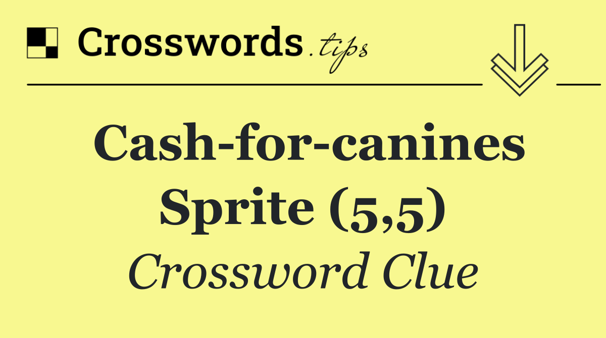 Cash for canines sprite (5,5)