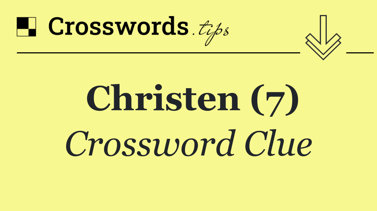 Christen (7)