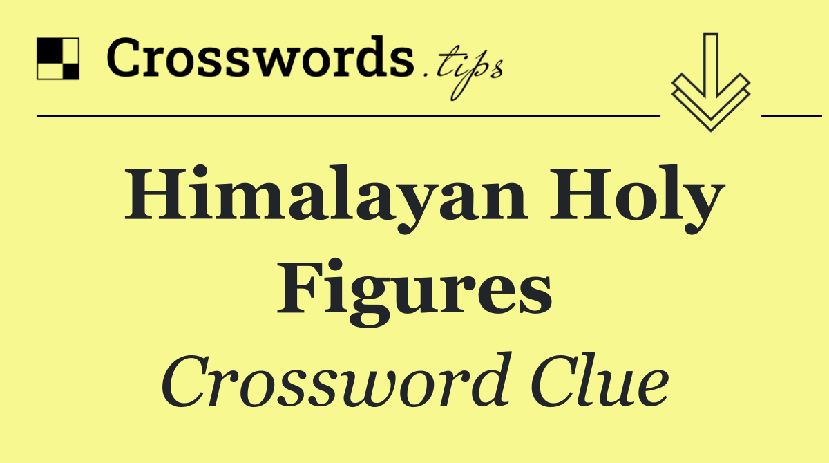 Himalayan holy figures