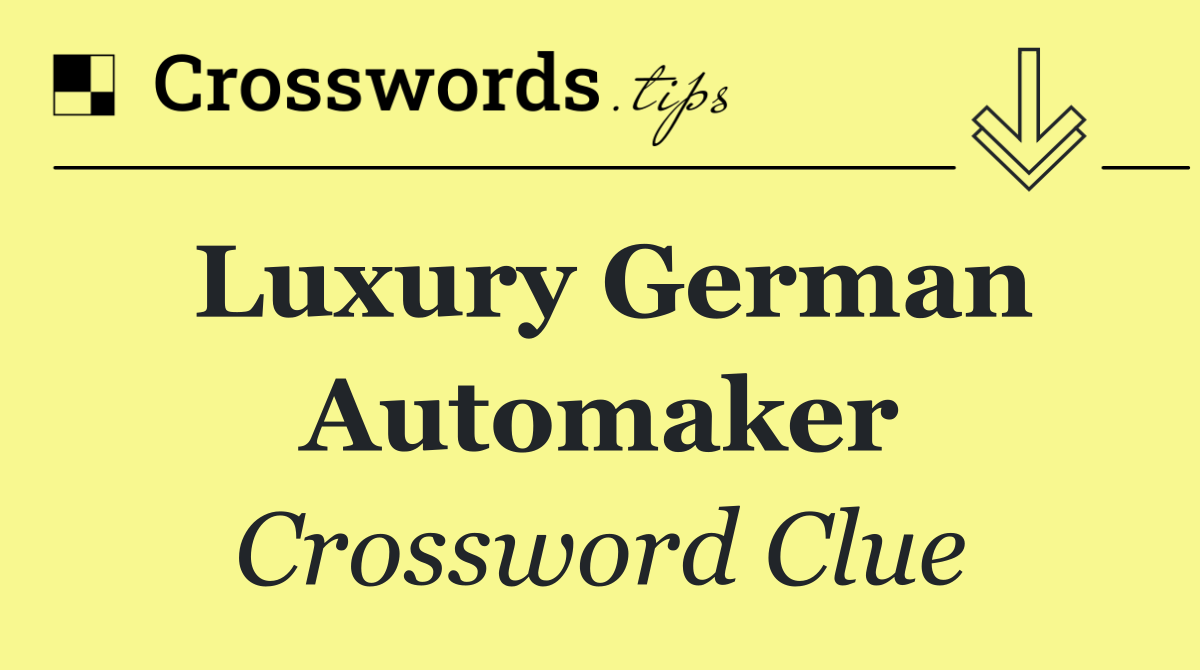 Luxury German automaker