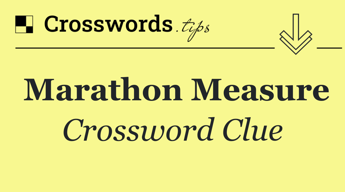 Marathon measure