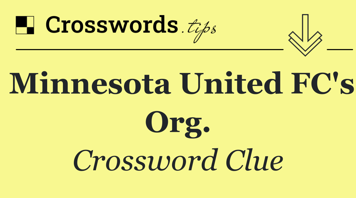 Minnesota United FC's org.
