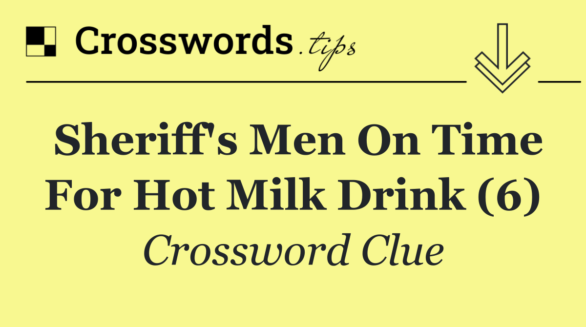 Sheriff's men on time for hot milk drink (6)