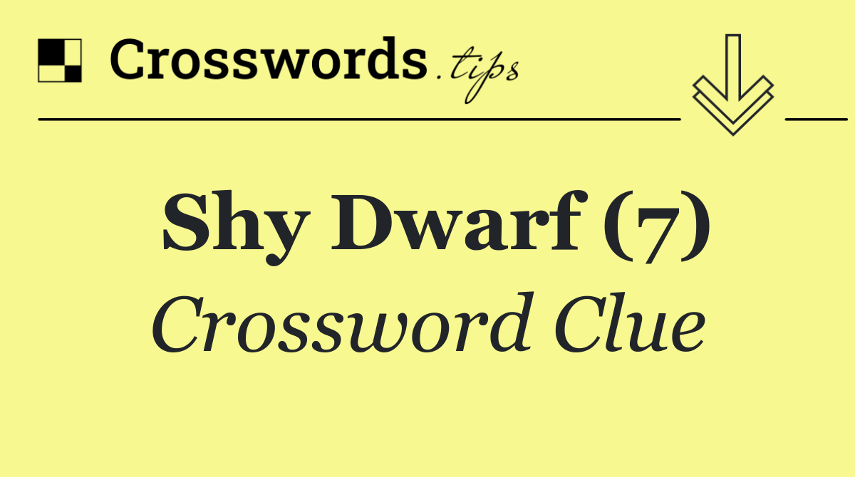 Shy dwarf (7)