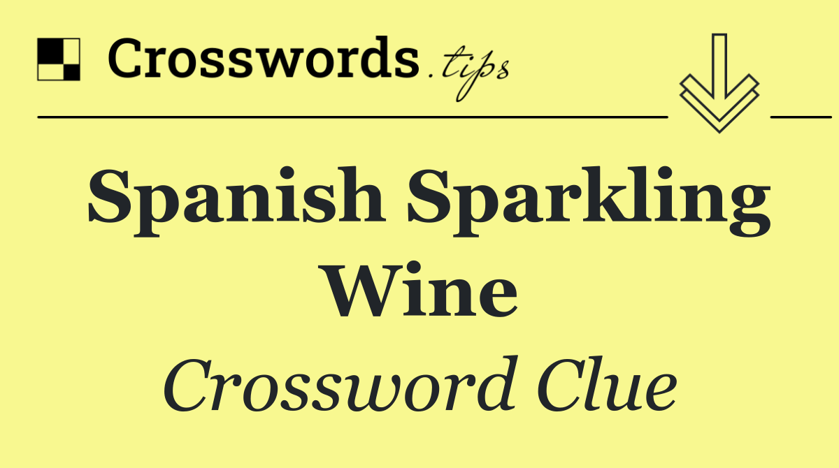 Spanish sparkling wine