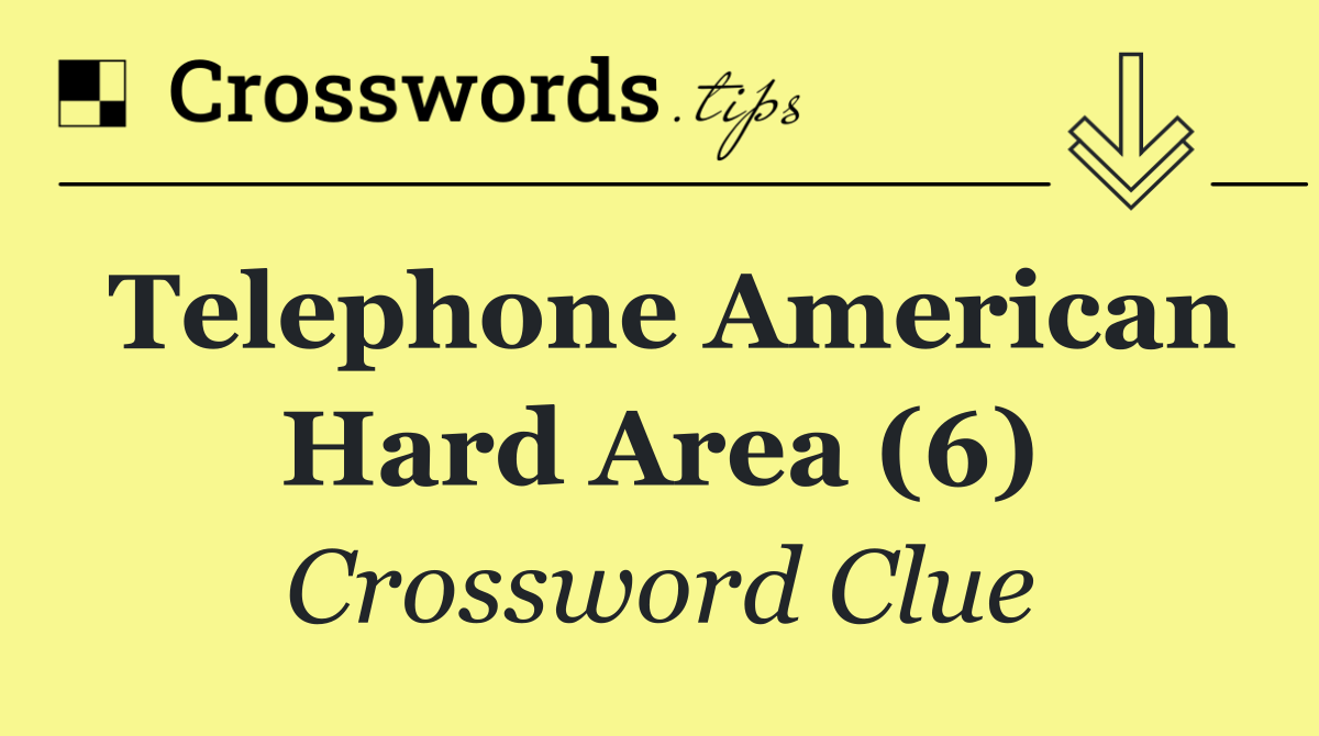Telephone American hard area (6)