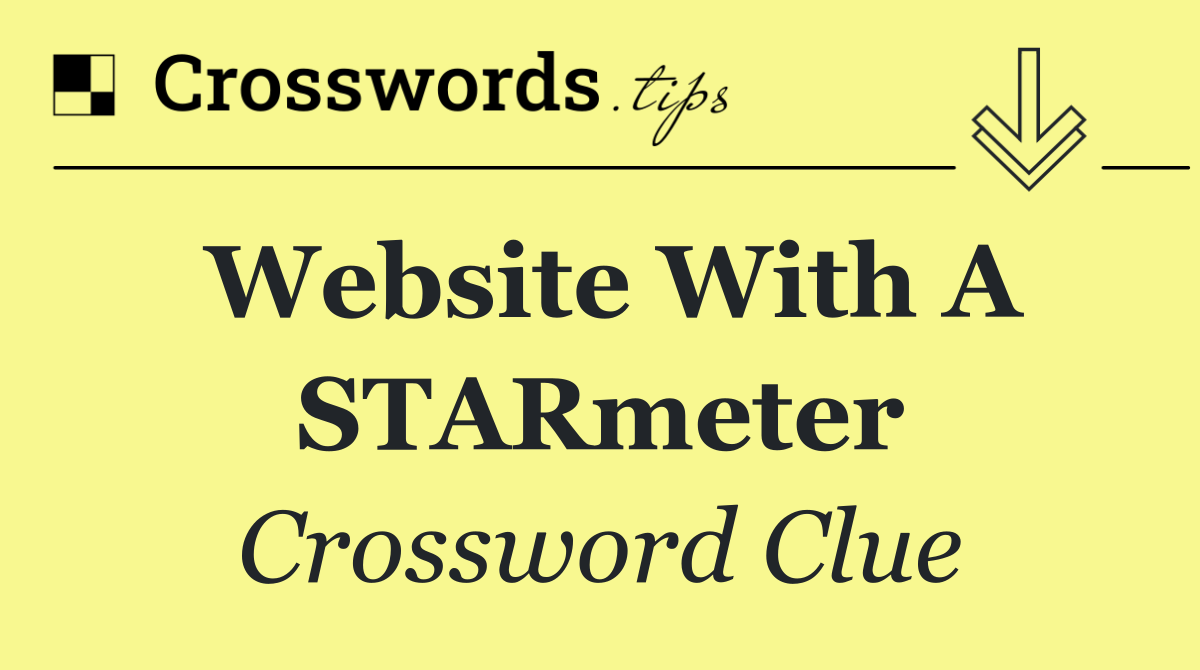 Website with a STARmeter