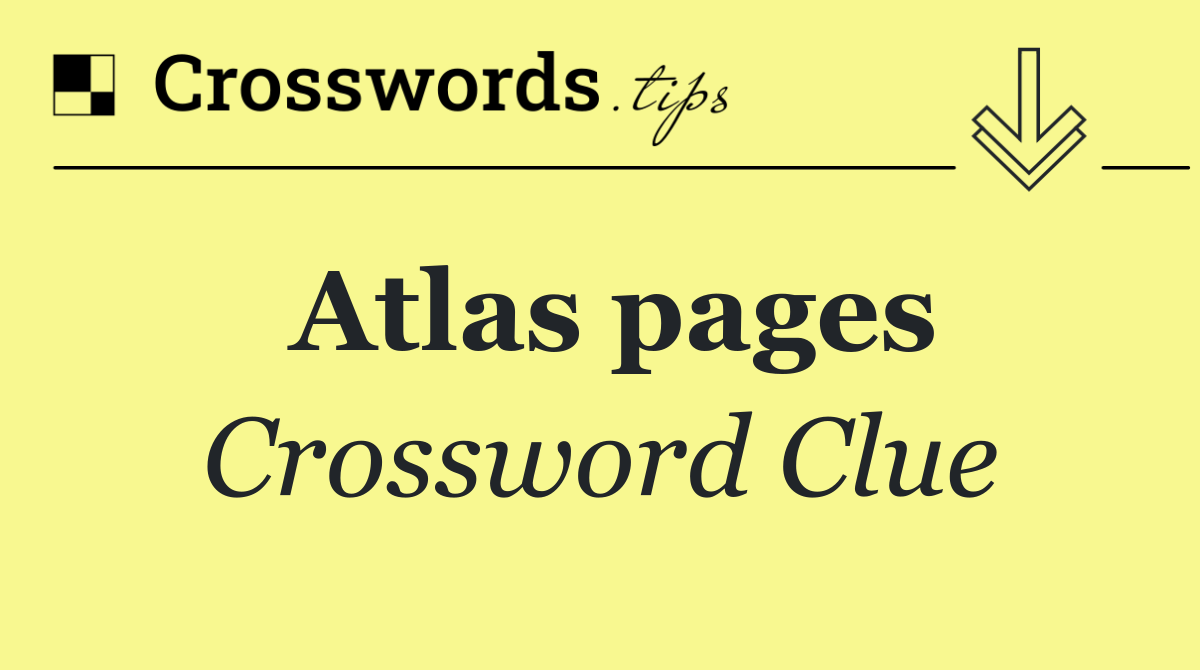 Atlas pages