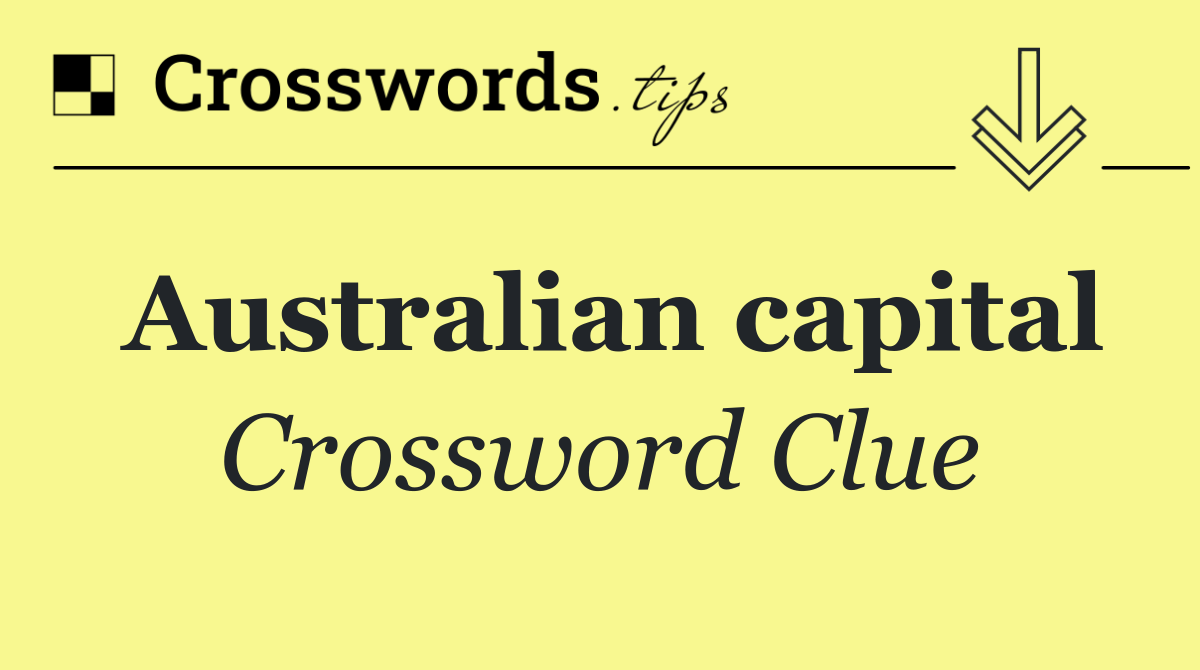 Australian capital