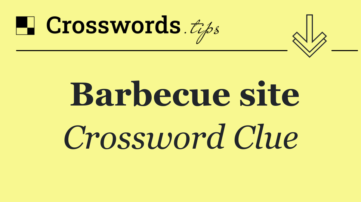 Barbecue site