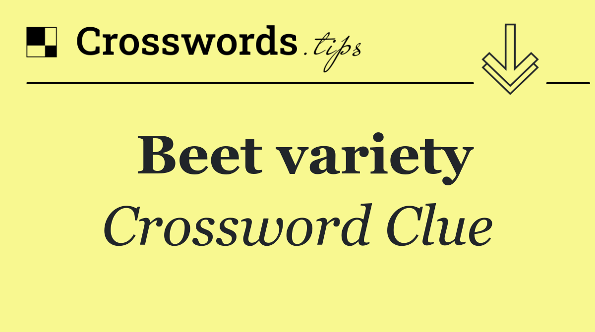 Beet variety