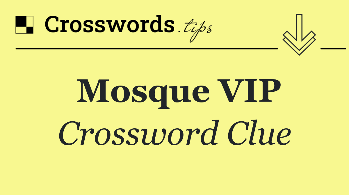 Mosque VIP