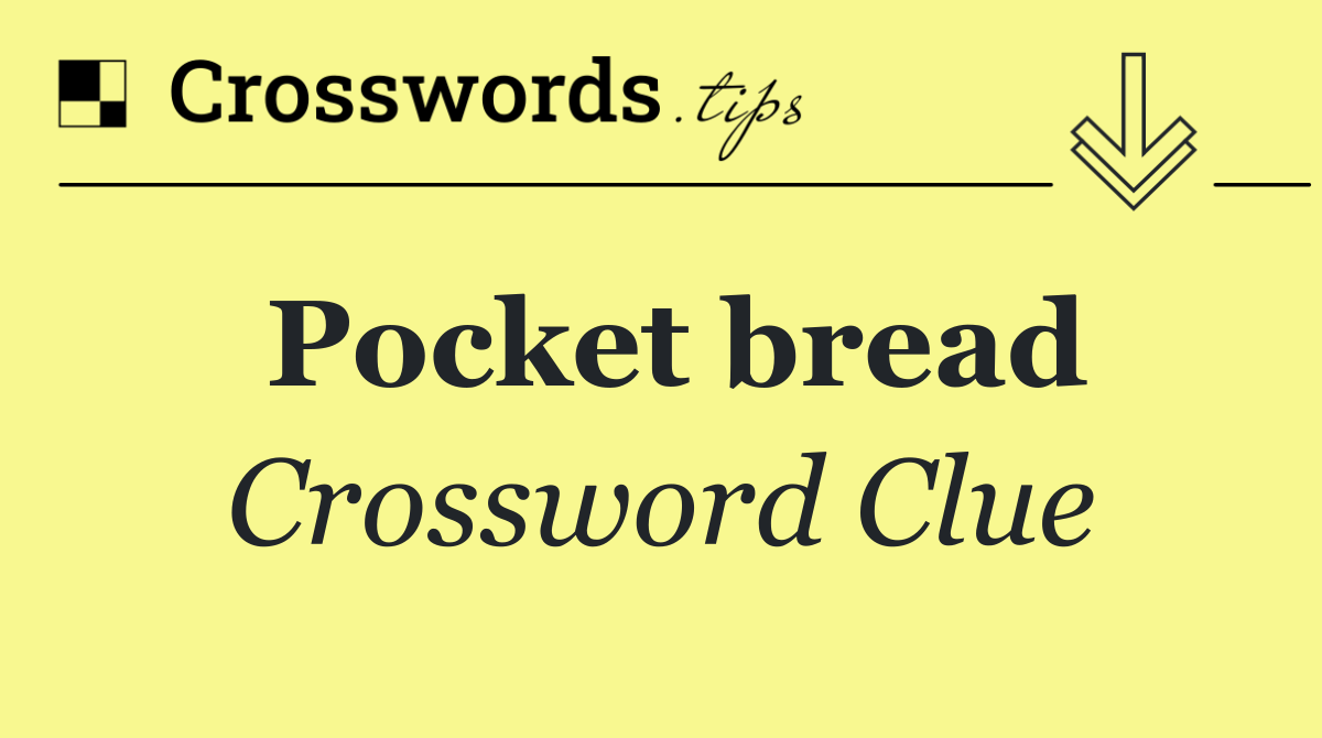 Pocket bread