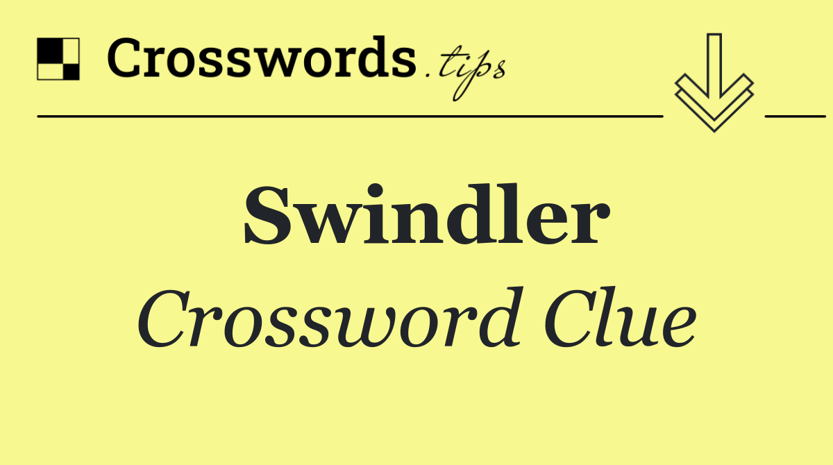 Swindler