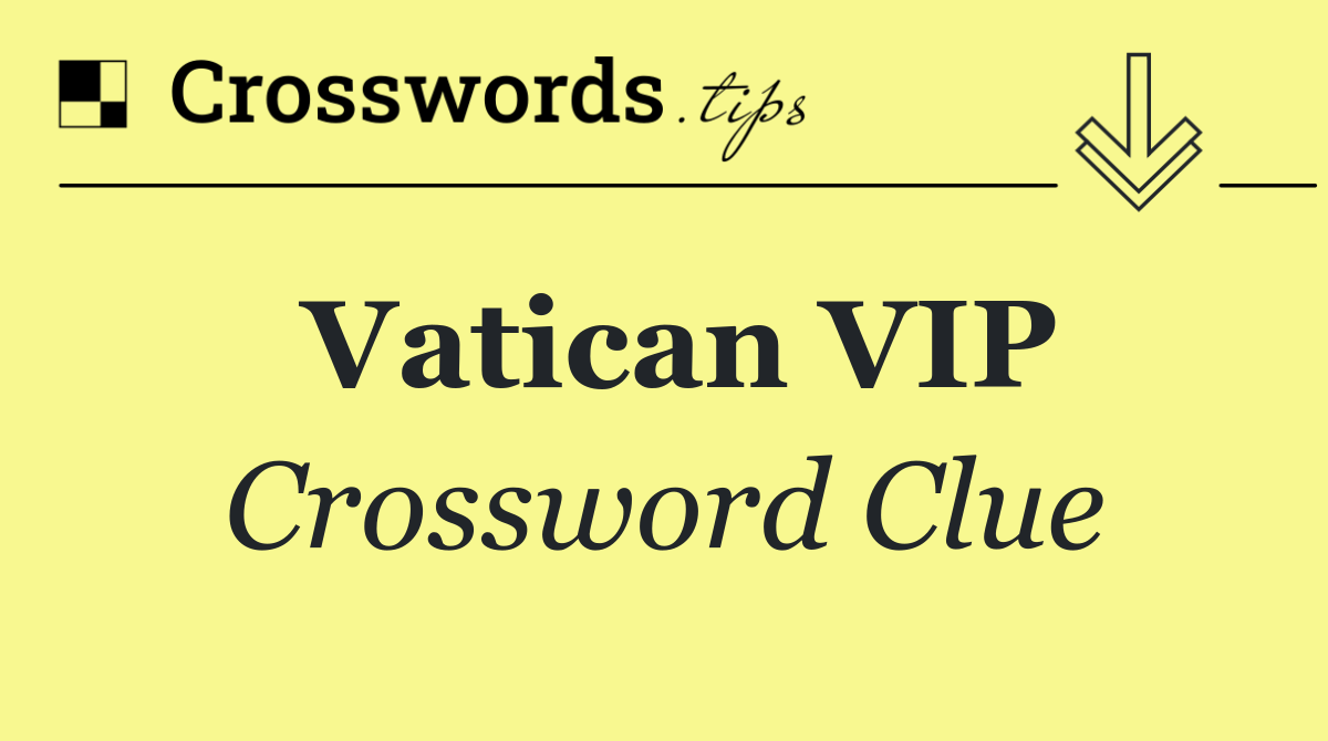 Vatican VIP