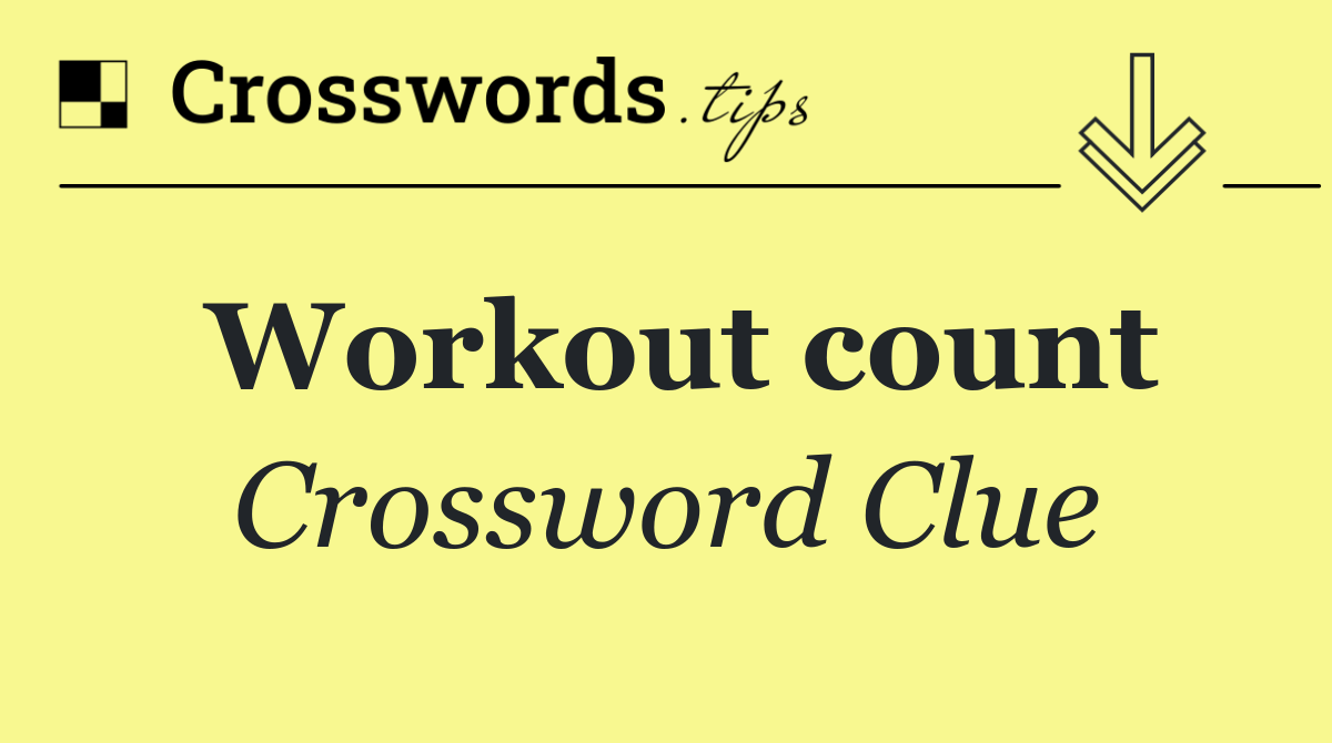 Workout count