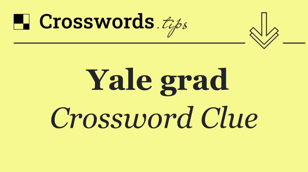 Yale grad