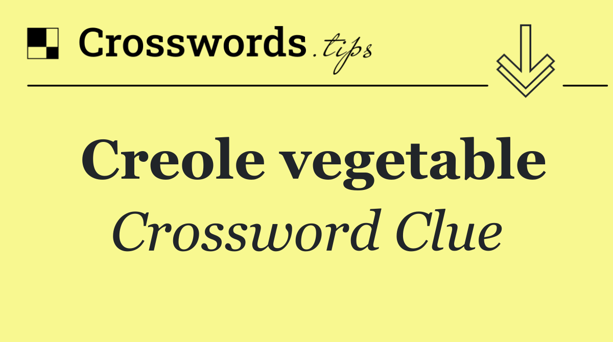 Creole vegetable