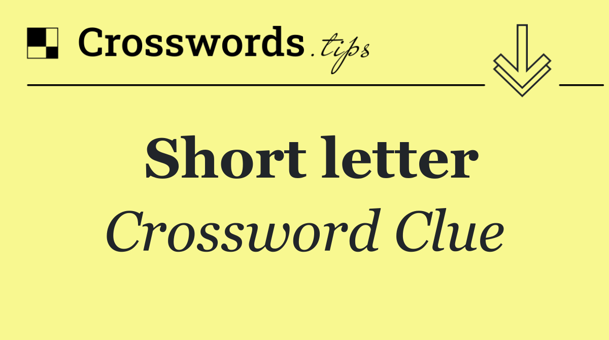 Short letter