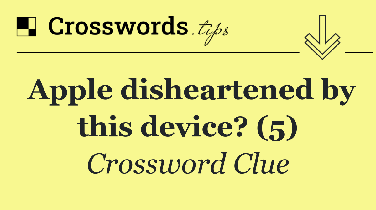 Apple disheartened by this device? (5)