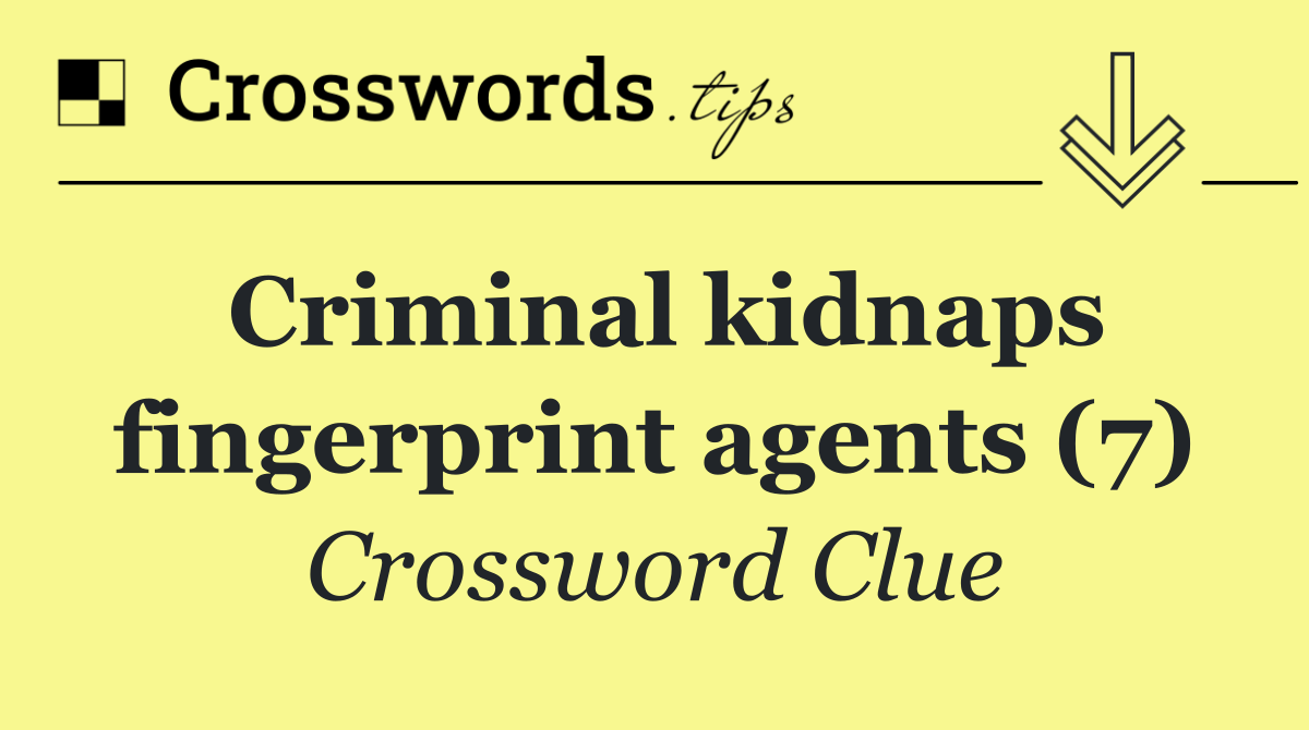 Criminal kidnaps fingerprint agents (7)