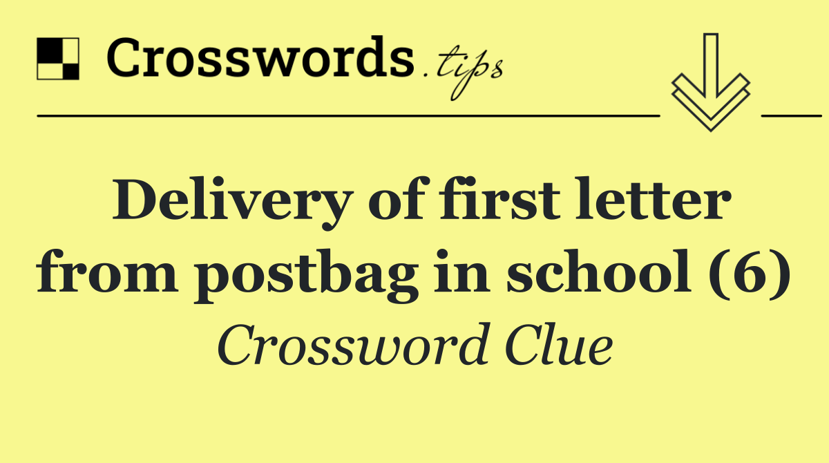 Delivery of first letter from postbag in school (6)