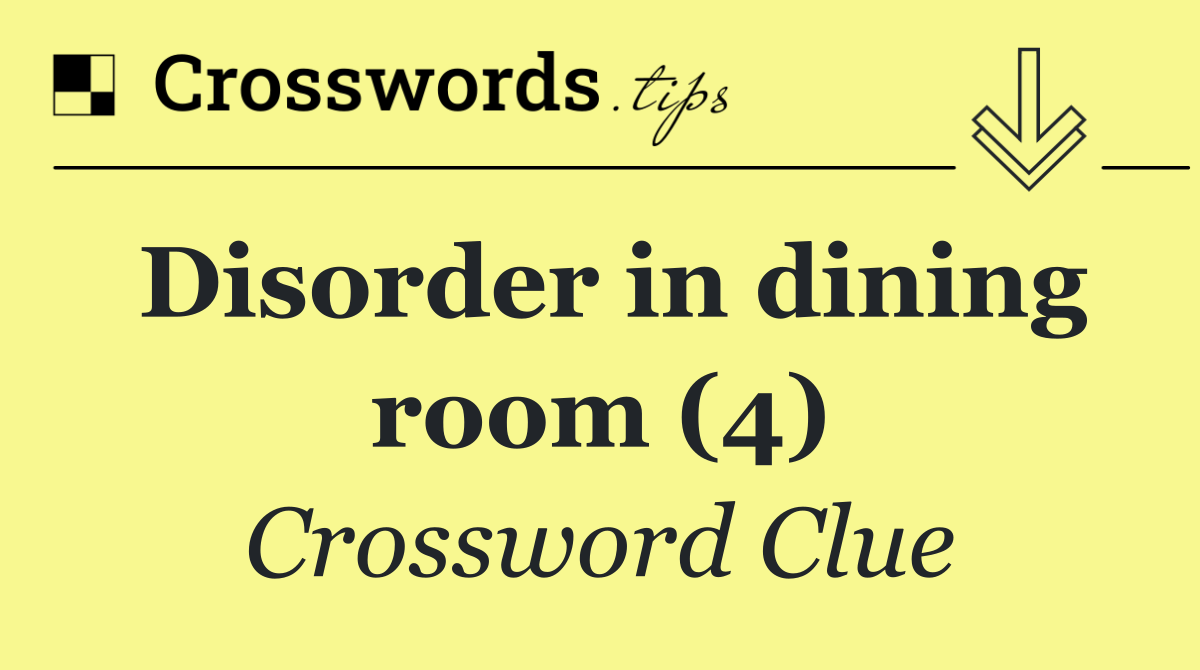 Disorder in dining room (4)