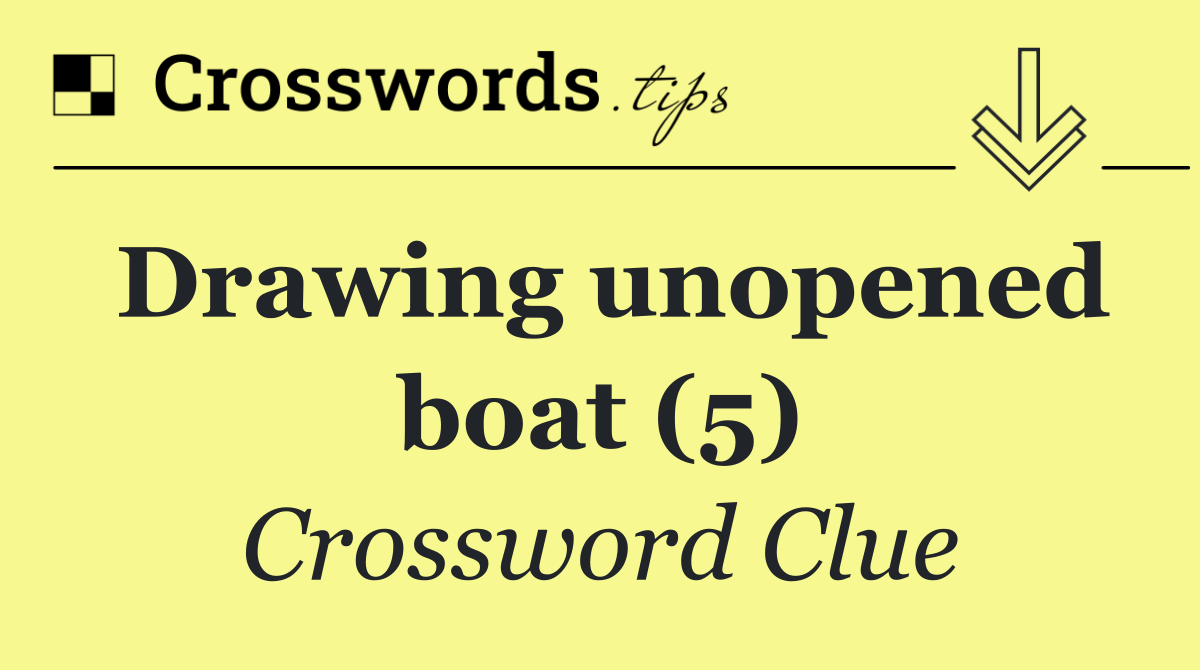 Drawing unopened boat (5)