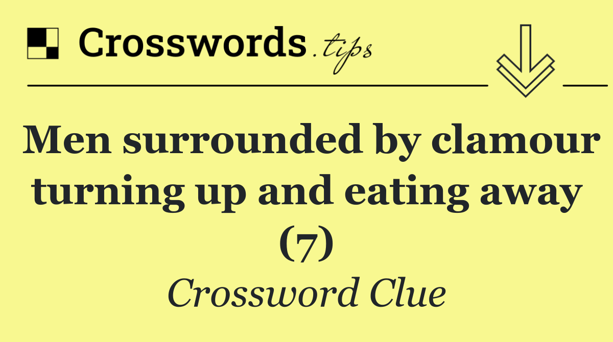 Men surrounded by clamour turning up and eating away (7)
