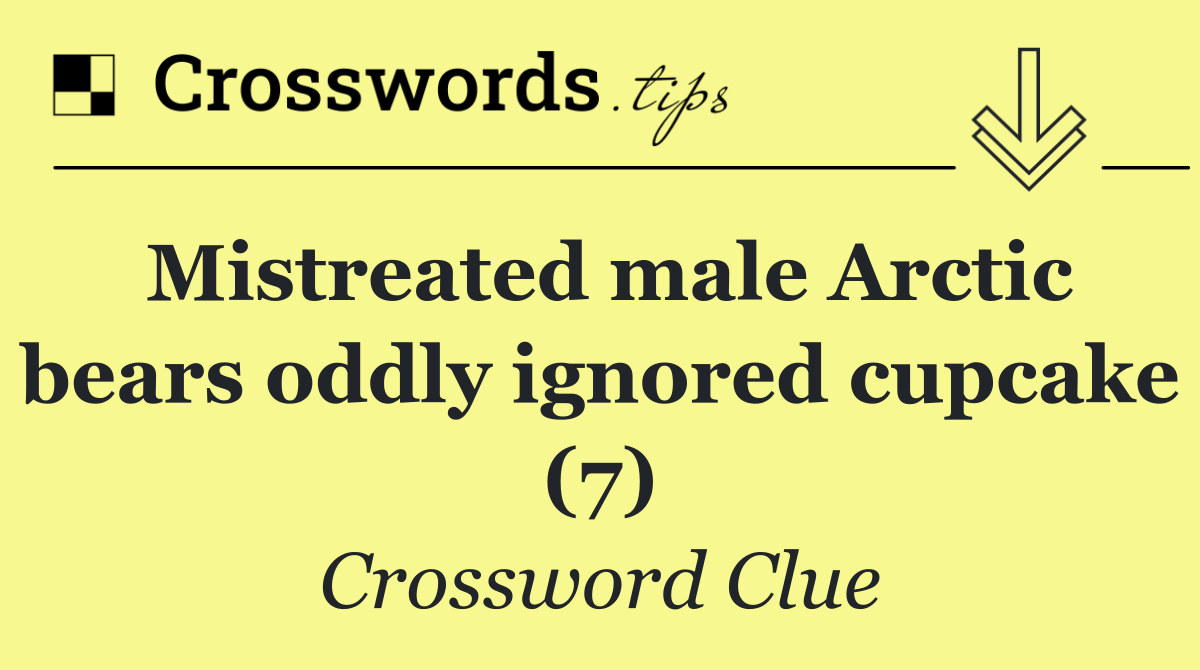 Mistreated male Arctic bears oddly ignored cupcake (7)