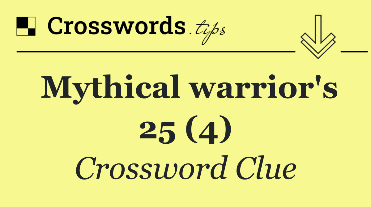 Mythical warrior's 25 (4)